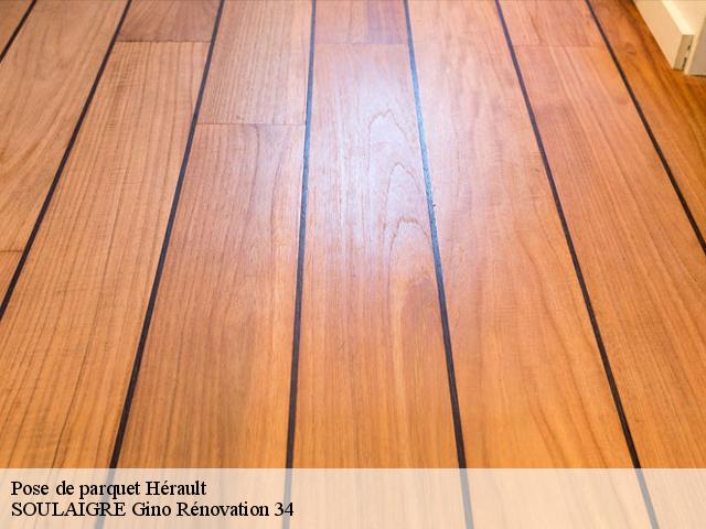 Pose de parquet Hérault