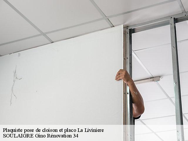 Plaquiste pose de cloison et placo 34210