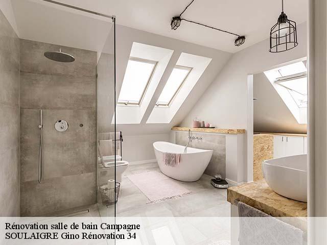 Rénovation salle de bain  campagne-34160 SOULAIGRE Gino Rénovation 34