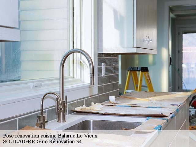 Pose rénovation cuisine balaruc-le-vieux-34540 SOULAIGRE Gino Rénovation 34