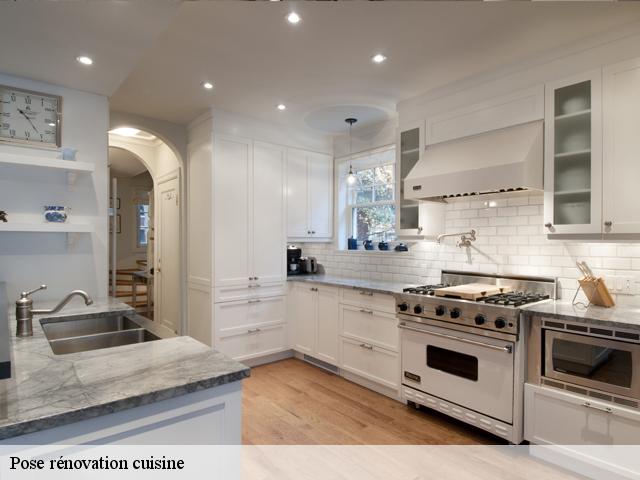 Pose rénovation cuisine 34730