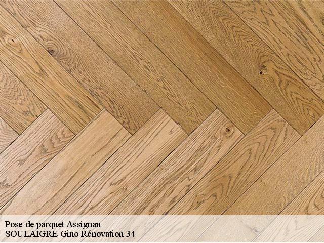 Pose de parquet assignan-34360 SOULAIGRE Gino Rénovation 34