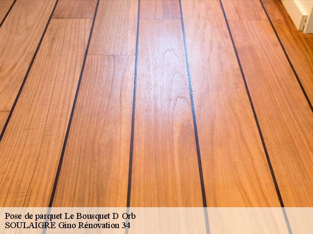 Pose de parquet  34260