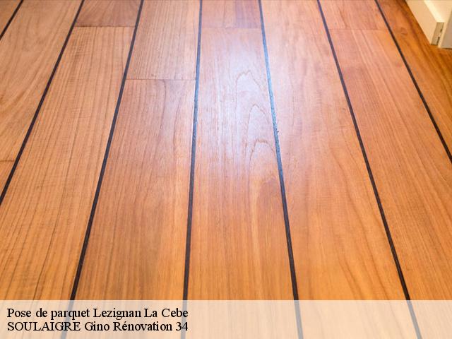 Pose de parquet 34120