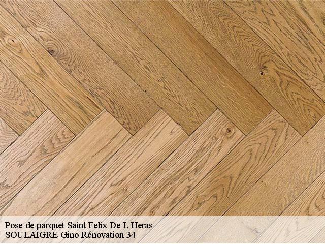 Pose de parquet saint-felix-de-l-heras-34520 SOULAIGRE Gino Rénovation 34