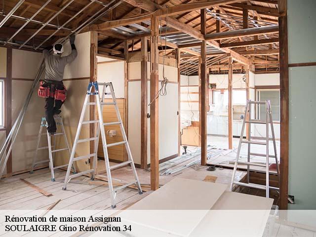 Rénovation de maison  assignan-34360 SOULAIGRE Gino Rénovation 34